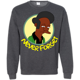 Sweatshirts Dark Heather / S Never Forget Apu Crewneck Sweatshirt