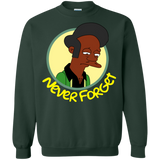 Sweatshirts Forest Green / S Never Forget Apu Crewneck Sweatshirt