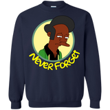 Sweatshirts Navy / S Never Forget Apu Crewneck Sweatshirt