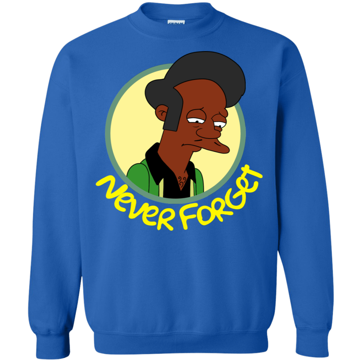 Sweatshirts Royal / S Never Forget Apu Crewneck Sweatshirt