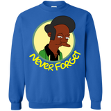 Sweatshirts Royal / S Never Forget Apu Crewneck Sweatshirt