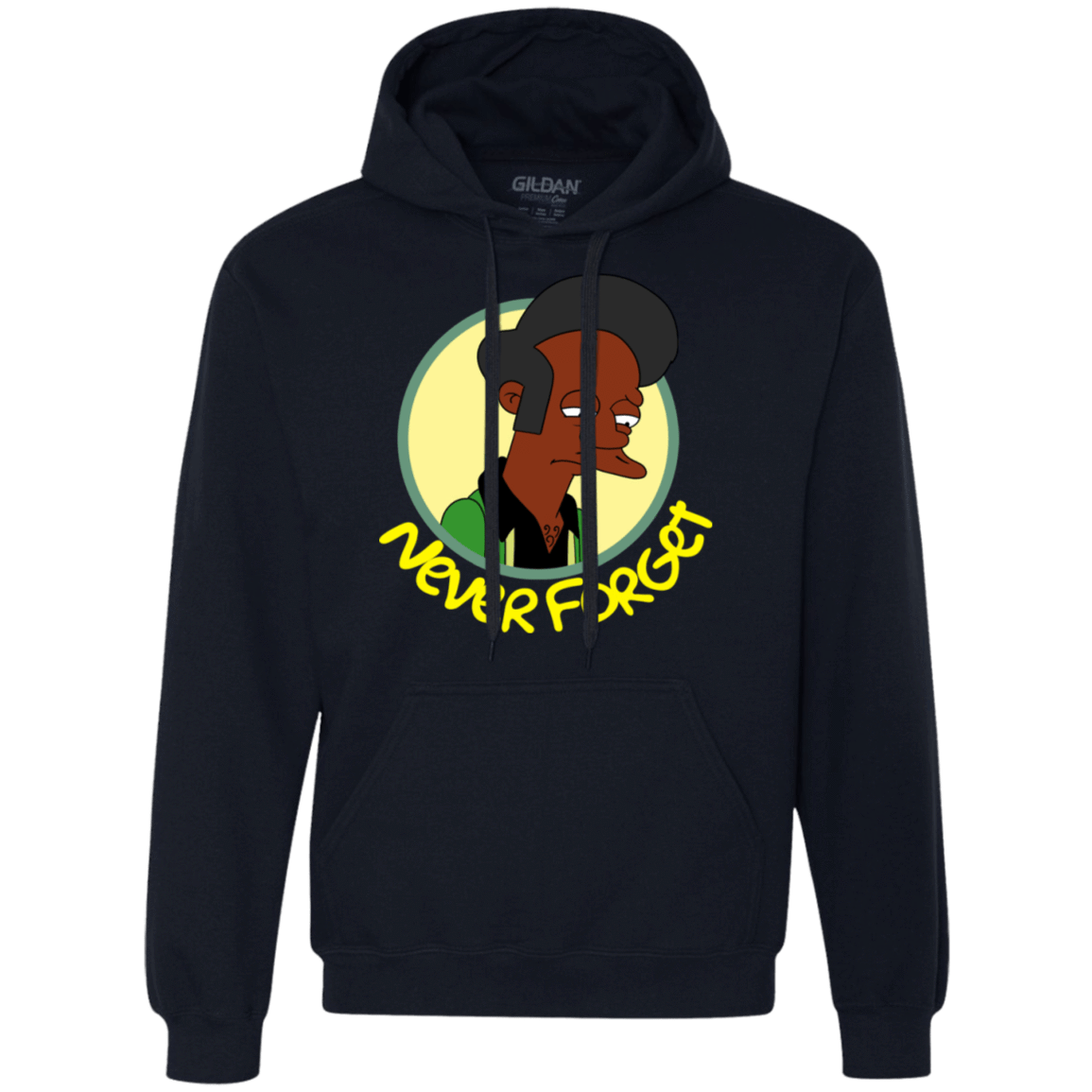 Sweatshirts Navy / S Never Forget Apu Premium Fleece Hoodie