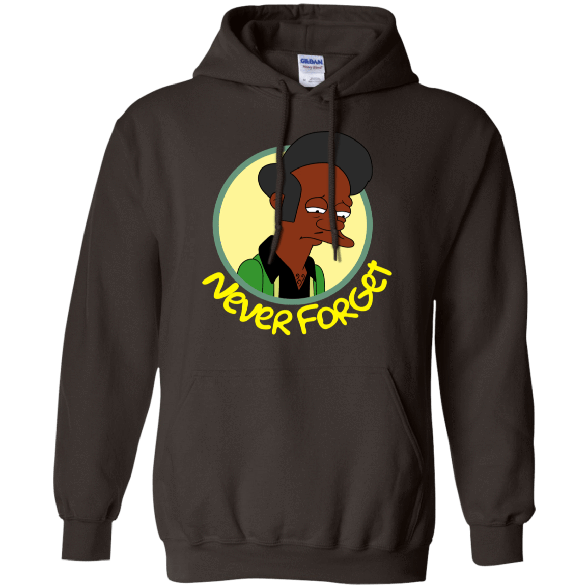 Sweatshirts Dark Chocolate / S Never Forget Apu Pullover Hoodie