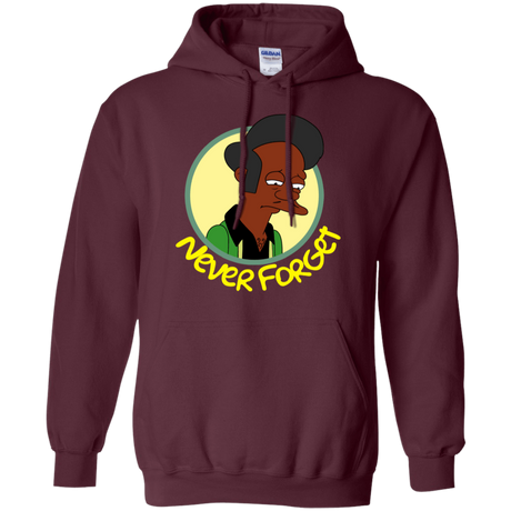 Sweatshirts Maroon / S Never Forget Apu Pullover Hoodie