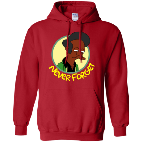 Sweatshirts Red / S Never Forget Apu Pullover Hoodie