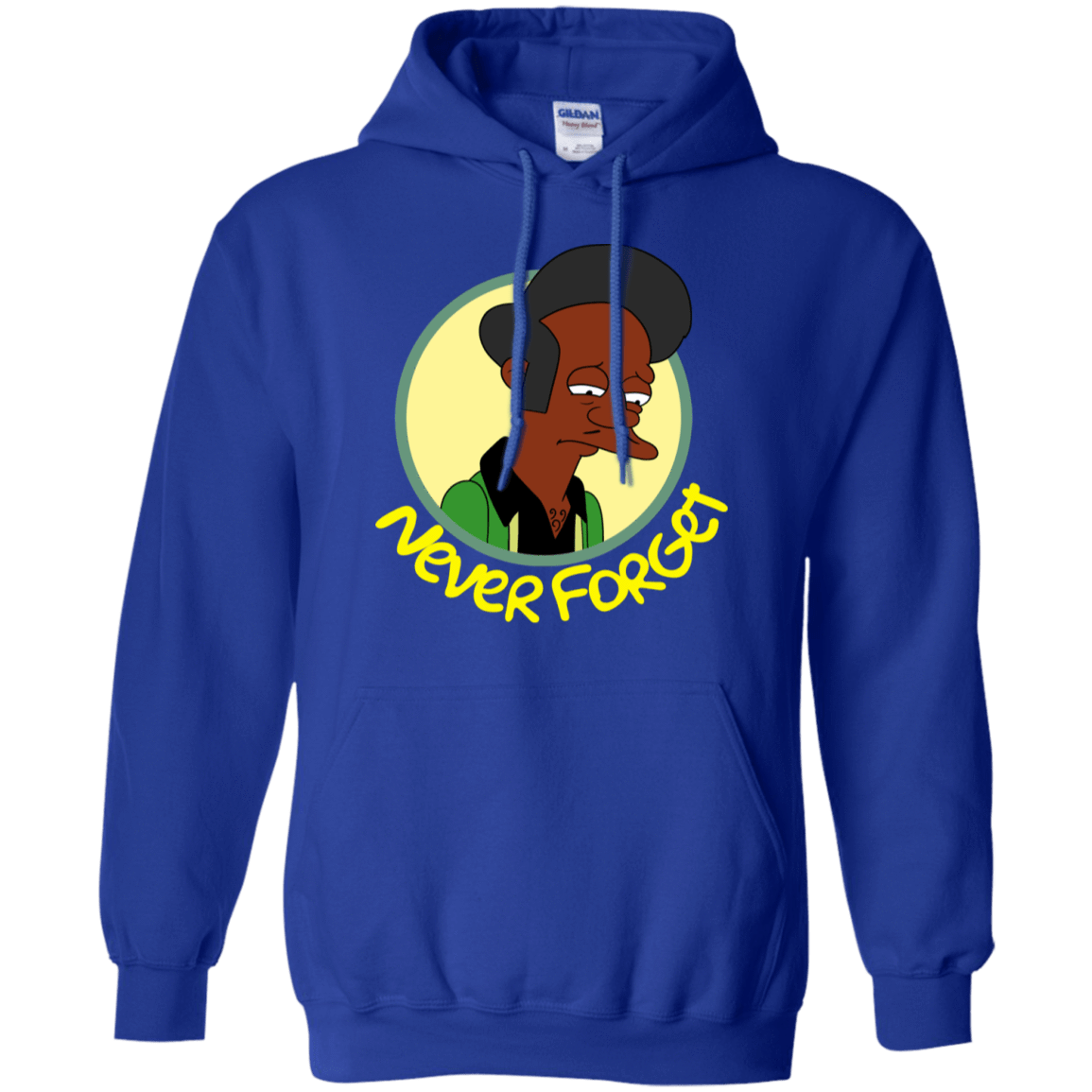 Sweatshirts Royal / S Never Forget Apu Pullover Hoodie