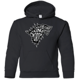 Sweatshirts Black / YS Never Forget The King In The North Youth Hoodie