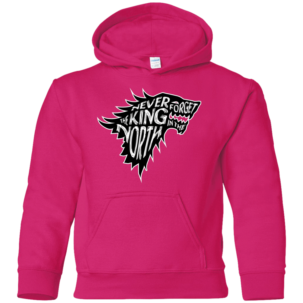 Sweatshirts Heliconia / YS Never Forget The King In The North Youth Hoodie