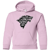 Sweatshirts Light Pink / YS Never Forget The King In The North Youth Hoodie