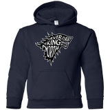 Sweatshirts Navy / YS Never Forget The King In The North Youth Hoodie