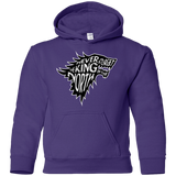 Sweatshirts Purple / YS Never Forget The King In The North Youth Hoodie