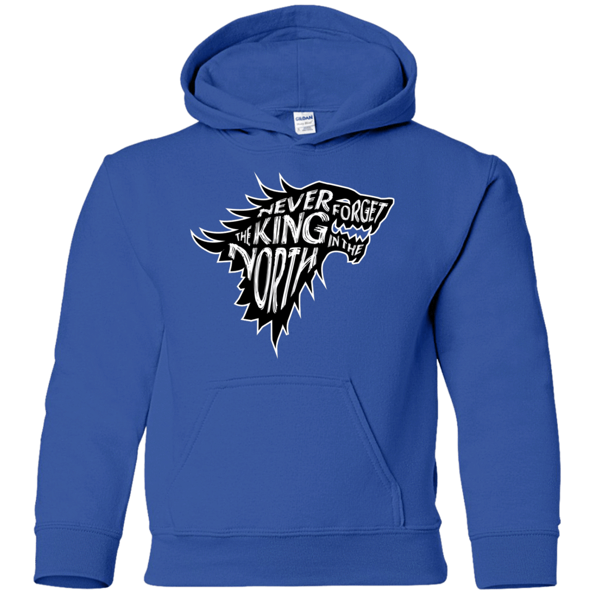 Sweatshirts Royal / YS Never Forget The King In The North Youth Hoodie