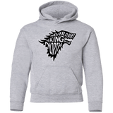 Sweatshirts Sport Grey / YS Never Forget The King In The North Youth Hoodie