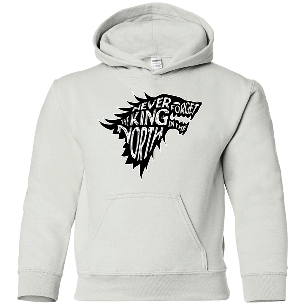 Sweatshirts White / YS Never Forget The King In The North Youth Hoodie