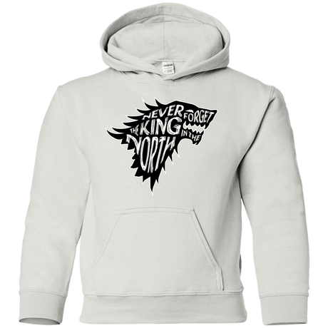 Sweatshirts White / YS Never Forget The King In The North Youth Hoodie