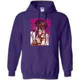 Sweatshirts Purple / S Never Give Up Pullover Hoodie