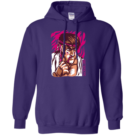 Sweatshirts Purple / S Never Give Up Pullover Hoodie