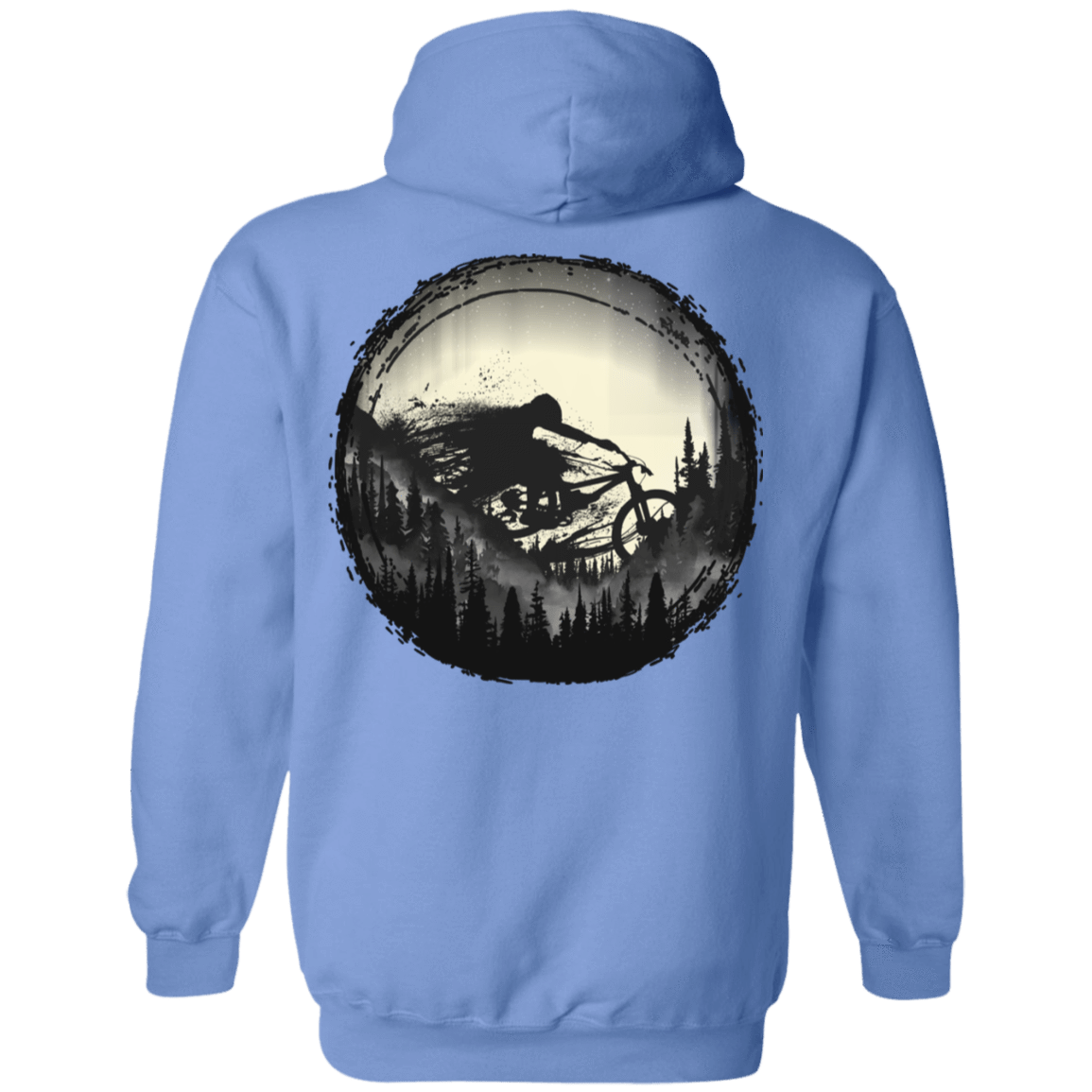 Sweatshirts Carolina Blue / S Never Gonna Leave The Woods Back Print Pullover Hoodie