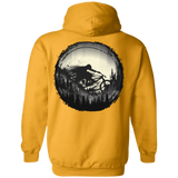 Sweatshirts Gold / S Never Gonna Leave The Woods Back Print Pullover Hoodie