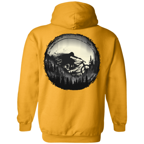 Sweatshirts Gold / S Never Gonna Leave The Woods Back Print Pullover Hoodie