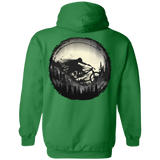 Sweatshirts Irish Green / S Never Gonna Leave The Woods Back Print Pullover Hoodie