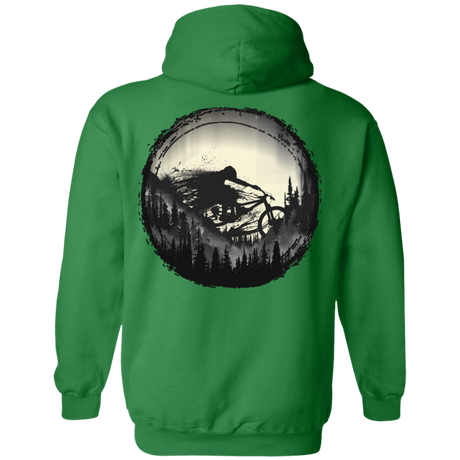 Sweatshirts Irish Green / S Never Gonna Leave The Woods Back Print Pullover Hoodie