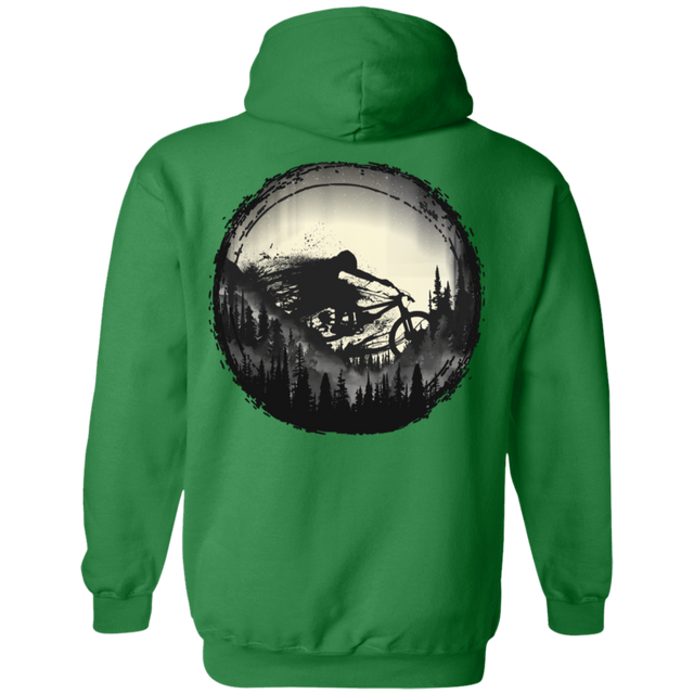 Sweatshirts Irish Green / S Never Gonna Leave The Woods Back Print Pullover Hoodie