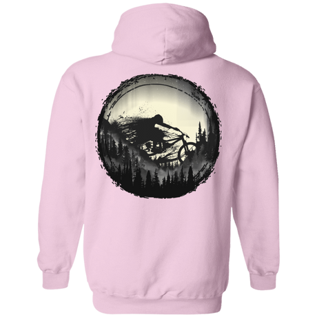 Sweatshirts Light Pink / S Never Gonna Leave The Woods Back Print Pullover Hoodie