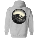 Sweatshirts Sport Grey / S Never Gonna Leave The Woods Back Print Pullover Hoodie