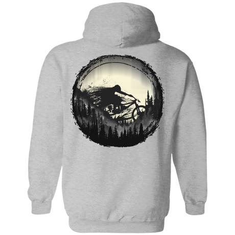 Sweatshirts Sport Grey / S Never Gonna Leave The Woods Back Print Pullover Hoodie