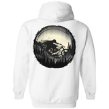 Sweatshirts White / S Never Gonna Leave The Woods Back Print Pullover Hoodie