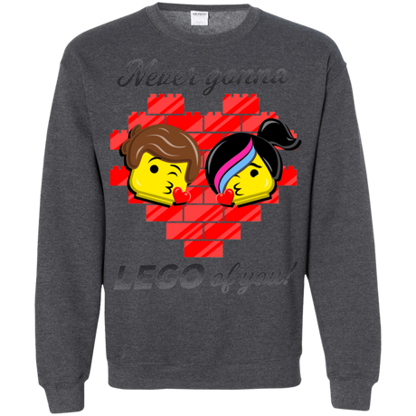 Sweatshirts Dark Heather / S Never LEGO of You Crewneck Sweatshirt