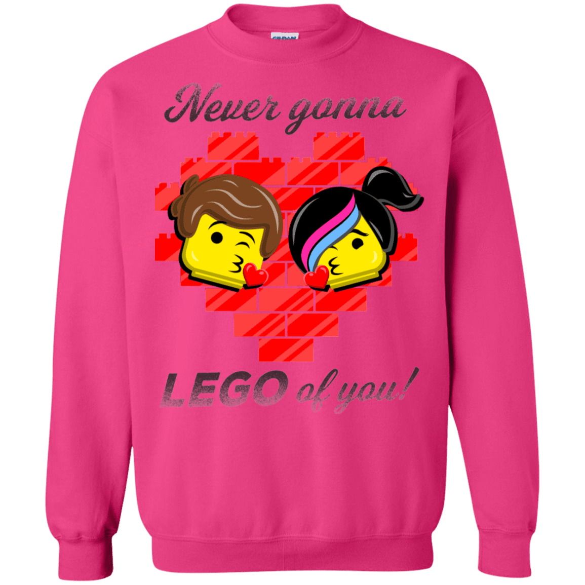 Sweatshirts Heliconia / S Never LEGO of You Crewneck Sweatshirt