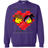Sweatshirts Purple / S Never LEGO of You Crewneck Sweatshirt