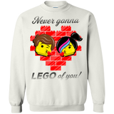 Sweatshirts White / S Never LEGO of You Crewneck Sweatshirt