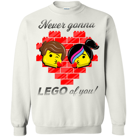 Sweatshirts White / S Never LEGO of You Crewneck Sweatshirt