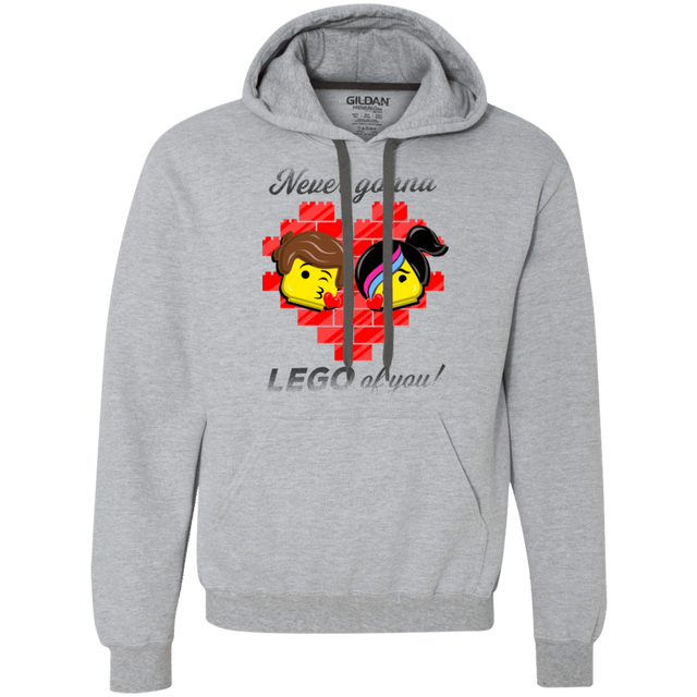 Sweatshirts Sport Grey / L Never LEGO of You Premium Fleece Hoodie