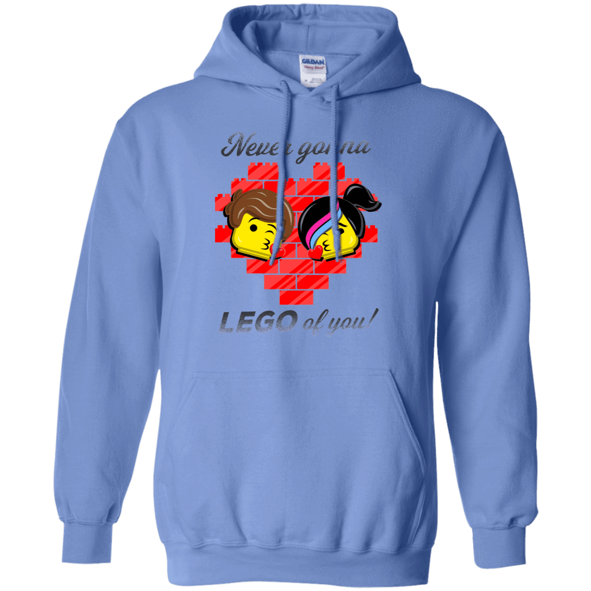 Sweatshirts Carolina Blue / S Never LEGO of You Pullover Hoodie