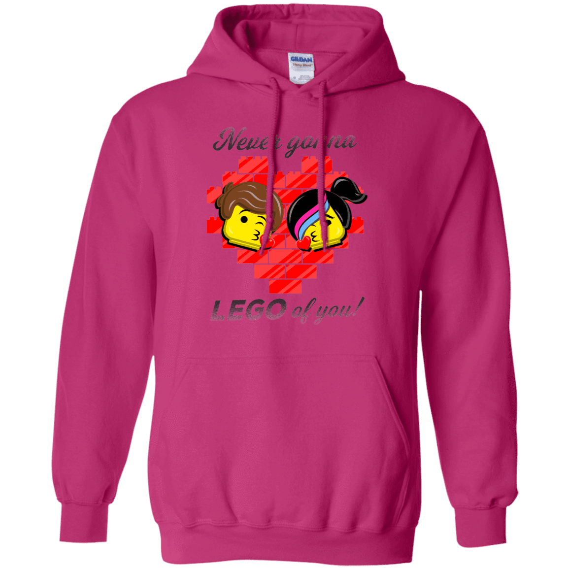 Sweatshirts Heliconia / S Never LEGO of You Pullover Hoodie