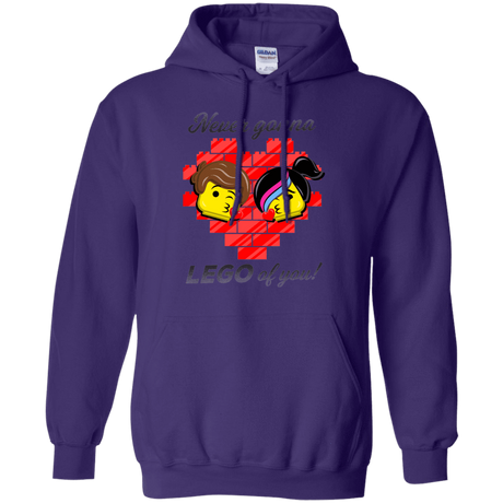 Sweatshirts Purple / S Never LEGO of You Pullover Hoodie