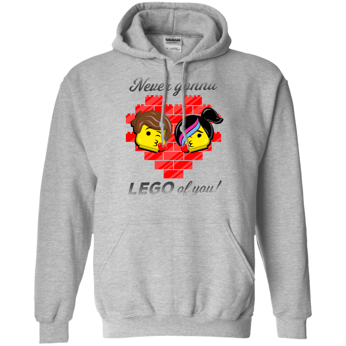 Sweatshirts Sport Grey / S Never LEGO of You Pullover Hoodie