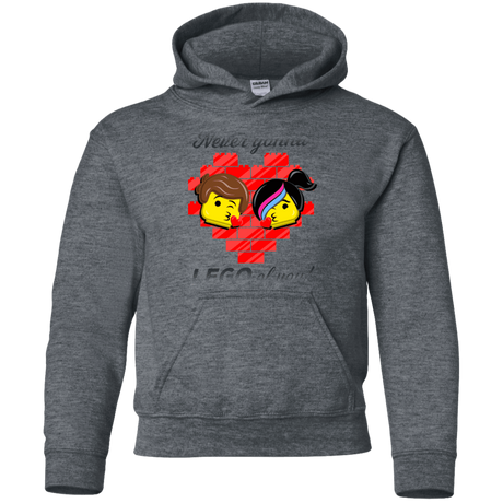 Sweatshirts Dark Heather / YS Never LEGO of You Youth Hoodie