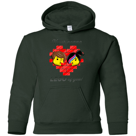 Sweatshirts Forest Green / YS Never LEGO of You Youth Hoodie