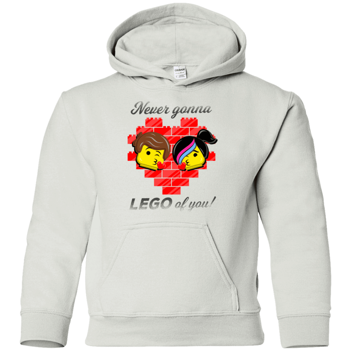 Sweatshirts White / YS Never LEGO of You Youth Hoodie