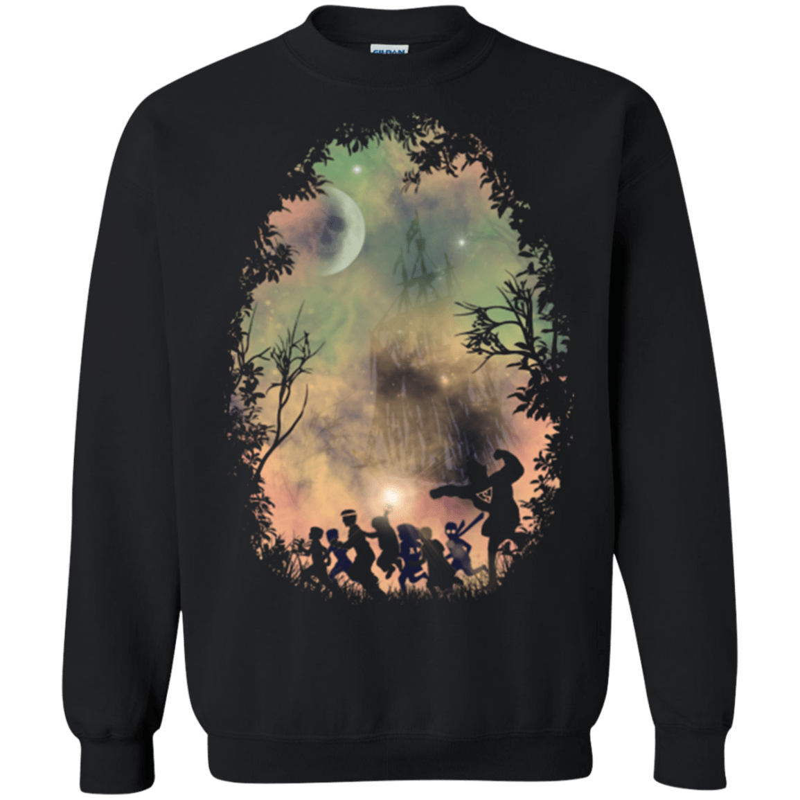Sweatshirts Black / Small never say die! Crewneck Sweatshirt
