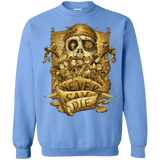 Sweatshirts Carolina Blue / Small Never Say Die Crewneck Sweatshirt