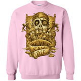 Sweatshirts Light Pink / Small Never Say Die Crewneck Sweatshirt