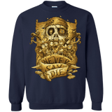 Sweatshirts Navy / Small Never Say Die Crewneck Sweatshirt