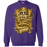 Sweatshirts Purple / Small Never Say Die Crewneck Sweatshirt