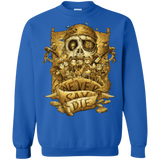Sweatshirts Royal / Small Never Say Die Crewneck Sweatshirt